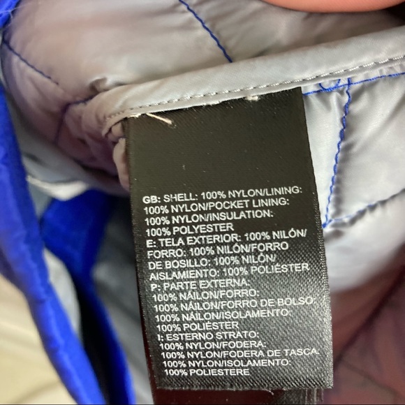 The North Face Boys Blue Medium Thermoball Puffer Jacket - Picture 5 of 7